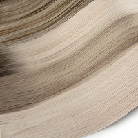 Extensions de cheveux Leshine en cheveux Remy européens, double trame, personnalisables en poids et logo, toutes couleurs compatibles