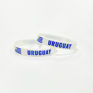 Wholesale Custom Party Football World Soccer Cup Fans Favors Silicone Wristband with logo Rubber Bracelets <strong>Promotional</strong> Gifts - Product Image 4