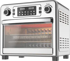 New big capacity household air fryer oven 23L digital control with interior light pizza oven baking fish roast chicken