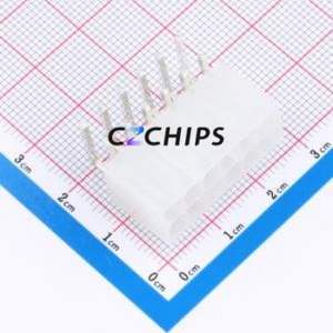 HX-5569-2x6AW Wire-to-Board Pin Header Bent Lead Through Hole,P=4.2mm Connector 2x6P 4.2mm Right Angle Insert Mini-Fit (MX 4.2) - Product Image 1