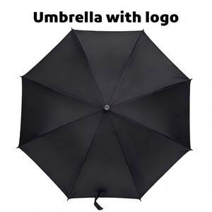 Parapluie de golf personnalisé en promotion, cadeau d'affaires, impression de logo publicitaire, parapluie droit coupe-vent et imperméable pour la pluie - Product Image 5