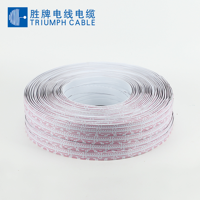 AWM UL2468 Stranded 24AWG 26AWG Flat Ribbon Cable 300V Custom Electrical Flexible Flat Ribbon Industrial Cable Wire Harness