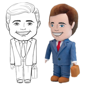 OEM, alta calidad, personalizado, muñeca de peluche suave, fabricante de muñecos de peluche - Product Image 1