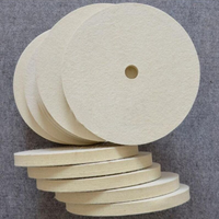 Roue en feutre de laine de précision pour le polissage du verre, du marbre et de l'acier inoxydable, taille et densité réglables, 2-60 mm