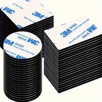 Étiquette RFID NFC 125kHz 13.56Mhz Mini Token PETG Anti-Métal, Disque Adhésif, Résistant aux Intempéries, Modèle à Rétention 10 Ans