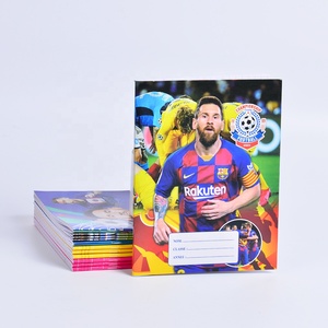 Cuaderno de fotos de estrella internacional directo de fábrica, cuaderno periférico de deportes de Fútbol, cuaderno grapado de educación francesa para estudiantes - Product Image 1