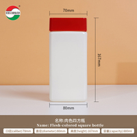 Bouteilles en plastique PET de qualité alimentaire de 400 à 1900 ml et boîtes carrées et rondes avec bouchon à vis
