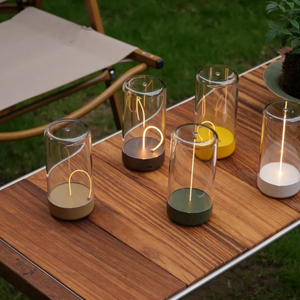 Luminária de Mesa Portátil Magnética LED Flexível com Design Criativo, Recarregável via USB-C, Luz Noturna Atmosférica com Efeito de Respiração - Product Image 1