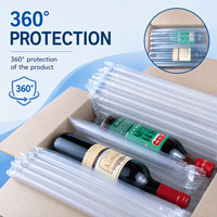 Rouleaux de colonnes d'air transparentes, emballage protecteur gonflable, film PE PA imperméable pour ordinateur portable, cosmétiques, e-commerce