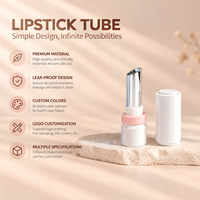 Tubes à lèvres vides personnalisés en gros, rotatifs, OEM ODM, marque privée, rechargeables pour emballage cosmétique de brillant à lèvres