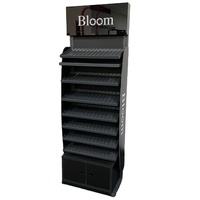 Magasin de maquillage personnalisé magasin de cosmétiques présentoir pour vernis à ongles, étagère de présentation pour vernis à ongles, support de sol pour vente de vernis à ongles
