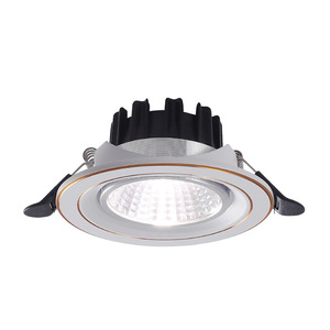 ไฟดาวน์ไลท์ LED ปรับความสว่างได้ ตัวเรือนอะลูมิเนียม CRI80 ปรับหรี่แสงได้ รับประกัน 3 ปี แสงขาวกลาง 4100K IP20 สำหรับให้แสงสว่าง - Product Image 1