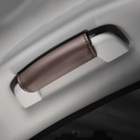 Housse de protection respirante en cuir de luxe pour poignée de toit de voiture, installation facile avec Velcro, antidérapante, accessoires intérieurs