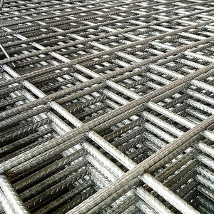 Panel de Malla de Alambre de Acero Galvanizado Anticorrosión, Malla Cuadrada Soldada Plana para <span class=keywords><strong>Refuerzo</strong></span> de Construcción, Uso Industrial, Corte - Product Image 3