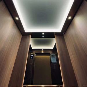 Ascenseur résidentiel moderne de luxe à plancher en PVC, ascenseur panoramique à verre rond, machine sans engrenage à traction pour villas - Product Image 5