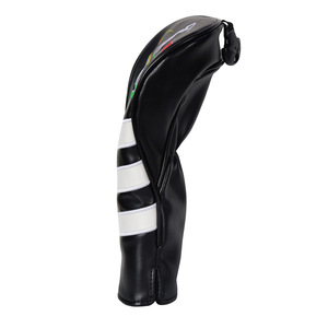 Housse de tête de club de <span class=keywords><strong>golf</strong></span> portable en cuir PU durable avec fermeture magnétique, broderie personnalisée de qualité supérieure pour hommes et femmes - Product Image 3