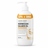 Suppléments pour chiens Hsviko, huile de saumon pour chiens, oméga 3 norvégien EPA DHA 32 oz, soins de santé pour animaux de compagnie, vente en gros, usine OEM