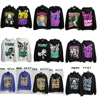Sweat-shirts en coton surdimensionnés et épais pour hommes, imprimés de haute qualité, avec le motif 'THAT'S AWFUL LOT of COUGH SYRUP', vente en gros