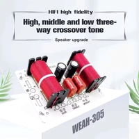 Module de filtre audio 3 voies 150W pour haut-parleur (aigus, médiums, graves) avec inducteur à noyau creux et dissipation thermique élevée