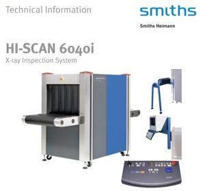 스미스 탐지 HI-SCAN 6040i 수화물 개인 소지품 항공 중요 시설 보호 보안 스캐너