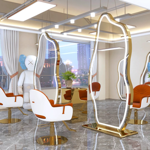 Dernier modèle <span class=keywords><strong>de</strong></span> <span class=keywords><strong>miroir</strong></span> <span class=keywords><strong>de</strong></span> <span class=keywords><strong>coiffure</strong></span> en aluminium avec éclairage LED, <span class=keywords><strong>grand</strong></span> <span class=keywords><strong>miroir</strong></span> <span class=keywords><strong>de</strong></span> <span class=keywords><strong>salon</strong></span> <span class=keywords><strong>de</strong></span> <span class=keywords><strong>coiffure</strong></span>, <span class=keywords><strong>salon</strong></span> <span class=keywords><strong>de</strong></span> beauté, <span class=keywords><strong>salon</strong></span> <span class=keywords><strong>de</strong></span> maquillage, <span class=keywords><strong>salon</strong></span> <span class=keywords><strong>de</strong></span> barbier - Product Image 1