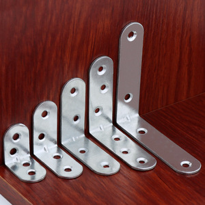 Conectores de hierro en ángulo en forma de L Haldibosi 41-71, soportes duraderos para muebles, mesas, sillas y gabinetes - Product Image 2