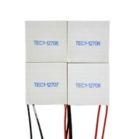 Pièce de réfrigération Peltier en céramique 12V TEC1-12702-40-40 pour la réfrigération des instruments PCR, résistance aux hautes températures, électronique