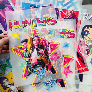 Impression par transfert de chaleur de haute qualité <span class=keywords><strong>Film</strong></span> DTF Kpop <span class=keywords><strong>Devil</strong></span> Hunter Design autocollant Dtf T-shirt autocollant de transfert de chaleur - Product Image 3