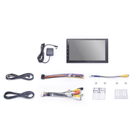Autoradio 2 Din 7 pouces avec lien miroir FM BT universel de 7 pouces, prise en charge du GPS, lecteur audio de voiture, autoradio Android 1+16G