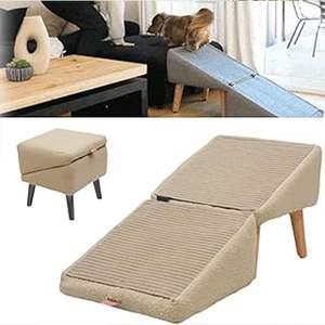 Hochwertige Großhandels-Fabrikproduktion Abnehmbare Luxuriöse Outdoor-Rechteckige Faltbare Holz-Hunderampe - Product Image 4