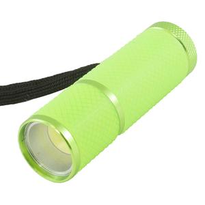 <span class=keywords><strong>9</strong></span> LED Cao Su Kim Loại Glow In The Dark An Ninh Torch Led Tactical Xách Tay Mạnh Mẽ Đèn Pin Chống Thấm Nước Với Dây Buộc - Product Image 2