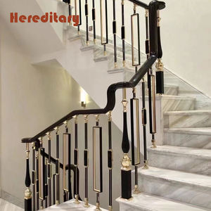 Balaustrada y barandillas de escalera de aluminio para interiores decorativas simples barandillas de latón barandillas de escalera - Product Image 1