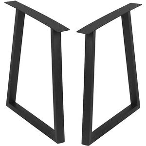 Pieds de table industriels robustes en fer, 2 pièces, pieds de table à manger et de table basse en métal, 28"H x <span class=keywords><strong>18</strong></span>"W - Product Image 4