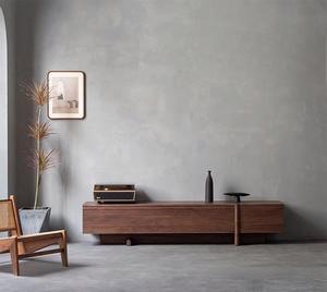 <span class=keywords><strong>Meuble</strong></span> de base <span class=keywords><strong>TV</strong></span> noyer <span class=keywords><strong>noir</strong></span> <span class=keywords><strong>bois</strong></span> massif scandinave bûche moderne maison salon stockage luxe meubles accessibles - Product Image 5