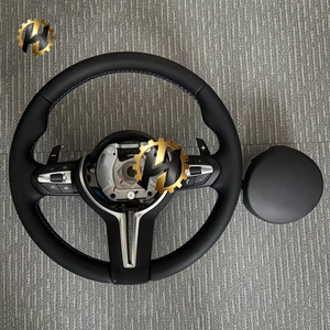 พวงมาลัย3ก้านทำจากหนัง F20 F11 F10เฮิรตซ์สำหรับ F22 F21 M3 F82 F80 M4เมตรคาร์บอนไฟเบอร์ - Product Image 2