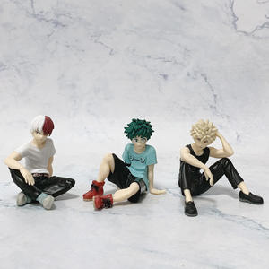 Nouvelles figurines MHA Chibi Palm en gros - Ensemble trio assis Deku/Katsuki/<span class=keywords><strong>Shoto</strong></span> pour décoration de bureau - Product Image 1
