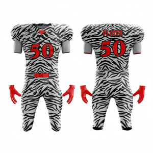 ชุดฟุตบอลอเมริกันน้ำหนักเบามีหลายสีชุดพิมพ์โลโก้ตามสั่งดีไซน์ที่ดีที่สุด - Product Image 1