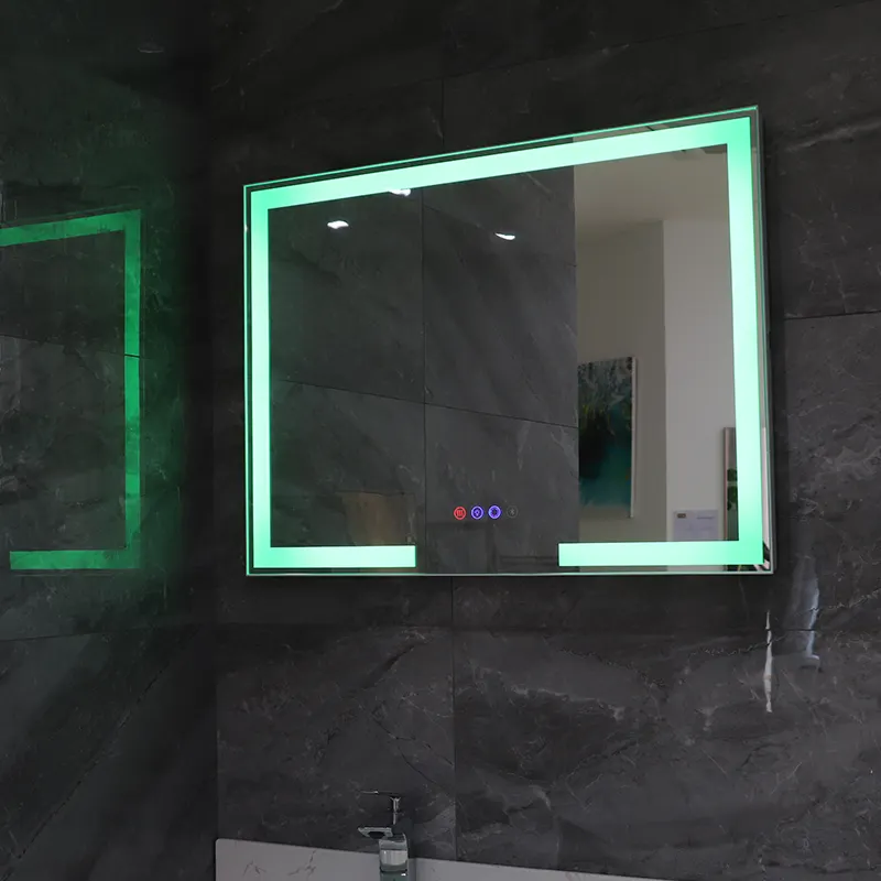 Wall Mounted Illuminated Smart Bathroom Mirror with Light Smart Mirror for Hotel