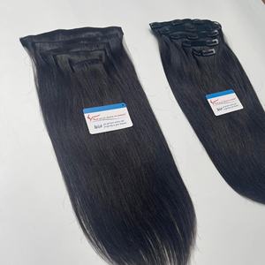 SOLDES D'ÉTÉ! 10% de réduction sur l'ensemble complet de extensions de cheveux humains à clipser colorées de qualité vietnamienne de luxe - Product Image 4