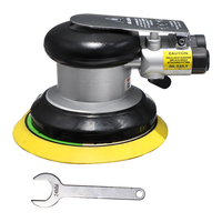Ponceuse orbitale aléatoire pneumatique à engrenages OBBL 5'' (125 mm) pour ponçage humide, machine à poncer sans aspiration, vente chaude pour voiture
