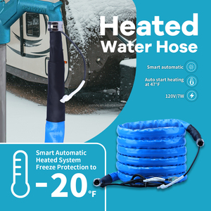 RV Heated Drinking Water <strong>Hose</strong> with Thermostat, <strong>5</strong>/<strong>8</strong> <strong>Inch</strong> Inner Diameter Pipe with Freezing Protection for Cold Season Camping - Product Image 3