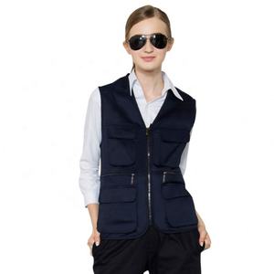 Gilet utilitaire de plein air décontracté pour hommes et femmes personnalisé avec multi-poches vêtements de travail chauds d'été et d'hiver pour la pêche de journaliste - Product Image 5