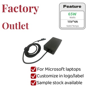 Adaptateur de chargeur pour ordinateur portable Microsoft <span class=keywords><strong>Surface</strong></span> <span class=keywords><strong>Pro</strong></span> 3/4/5 OEM 36W/44W/65W 12V/15V 4A <span class=keywords><strong>Alimentation</strong></span> CC Câble rétractable OTP Neuf - Product Image 2