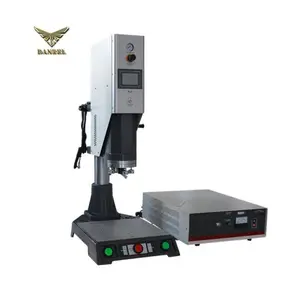 Máquina de solda plástica ultrassônica manual semiautomática 2000w para animais de estimação, máquina de solda plástica ultrassônica pe