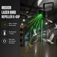 Vogelafschrikkende laserlichten voorkomen schade aan landbouwgewassen veroorzaakt door vogels. Laserstraal-systemen verdrijven diverse vogelsoorten veilig.
