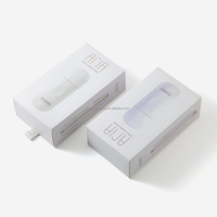 Boîte de vente au détail vide blanche, style coulissant avec étui extérieur, emballage haut de gamme pour rasoir électrique, batterie externe et chargeur de téléphone