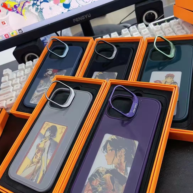 Smart Nfc Nfc Color E-ink Mobile Phone case for iphone 15 14 Nfc Phone case Display Cover for iPhone 15 14 Pro Max