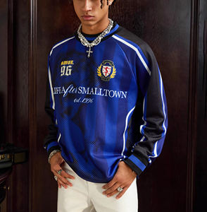 เสื้อกีฬาแบบยั่งยืน สไตล์วินเทจ ปักลายตามสั่ง ออกแบบเฉพาะทีม สะท้อนวัฒนธรรม  เสื้อฟุต<span class=keywords><strong>บอล</strong></span> ฮอกกี้ รักบี้ แบบสวิงแมน - Product Image 1