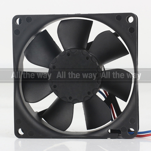 Nouvelle allemagne 5V 24V 48V DC 12V 110mA 1.3W AC EC 8025 80X80X25MM 8CM onduleur à deux fils de haute qualité à faible bruit 8412 <span class=keywords><strong>NGM</strong></span> ventilateur de refroidissement - Product Image 5