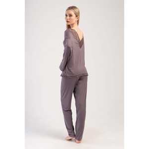 Chemise de nuit à manches longues Danteelly pour femme, taille XXL, par What Lyc Viscon, confortable et élégante, prête à porter! - Product Image 3